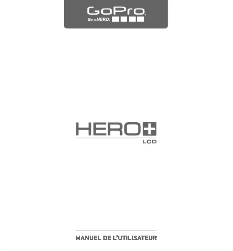 Página 1 del manual Manual de usuario GoPro HERO+ LCD