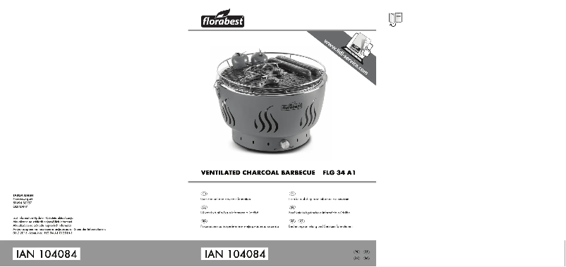 Page 1 de la notice Manuel utilisateur Florabest FLG 34 A1