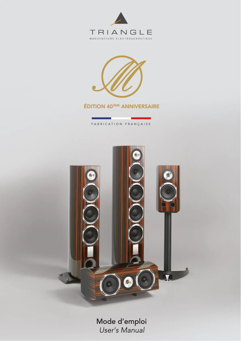 Page 1 de la notice Manuel utilisateur Triangle Magellan Duetto
