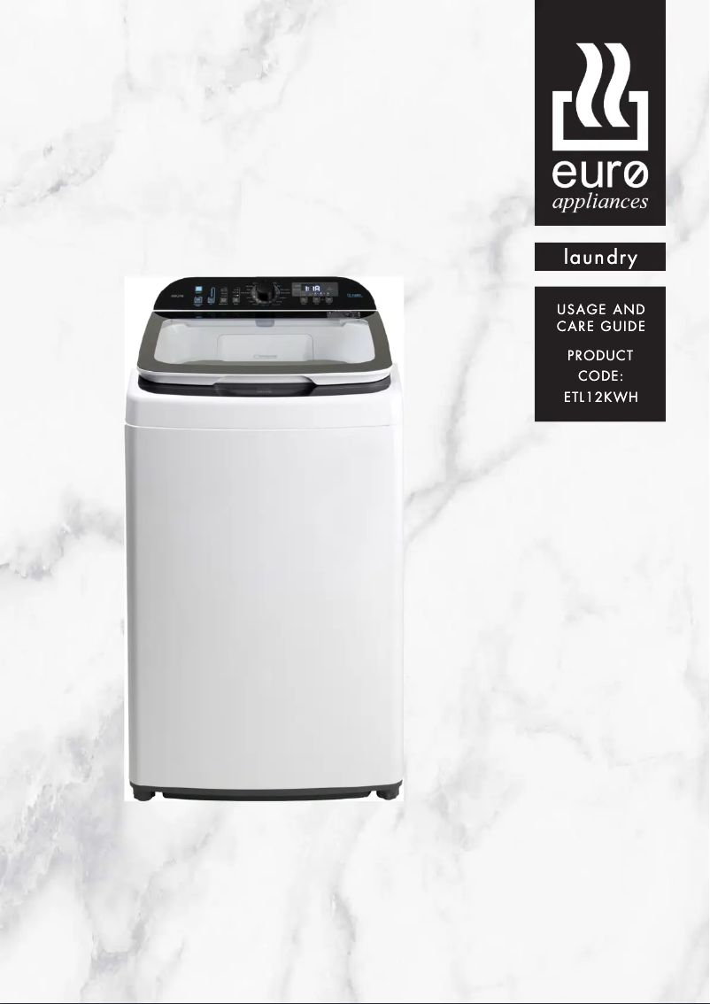 Image de la première page du manuel de l'appareil ETL12KWH