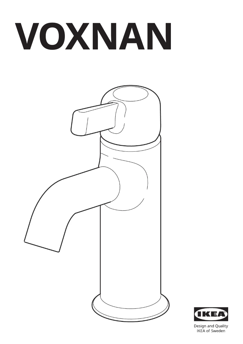 Imagen de la primera página del manual del dispositivo VOXNAN 205.332.62