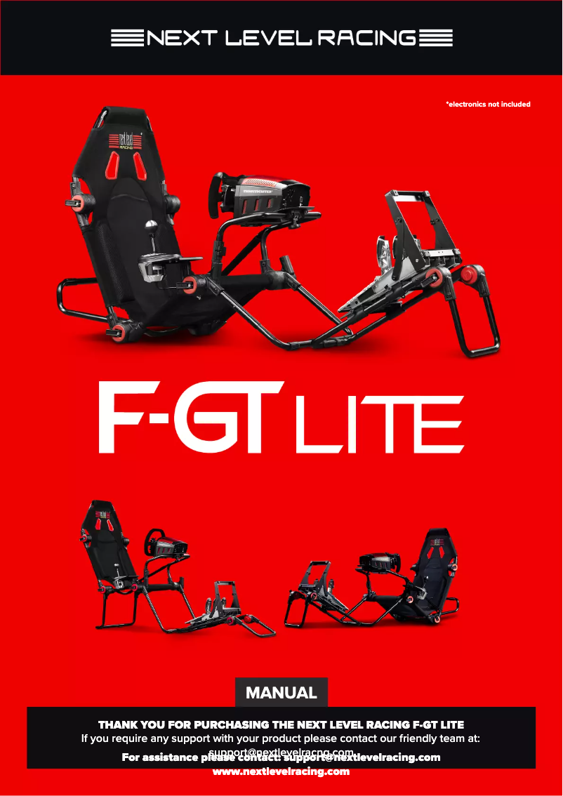 Page n°1 - Manuel utilisateur Next Level Racing F-GT Lite
