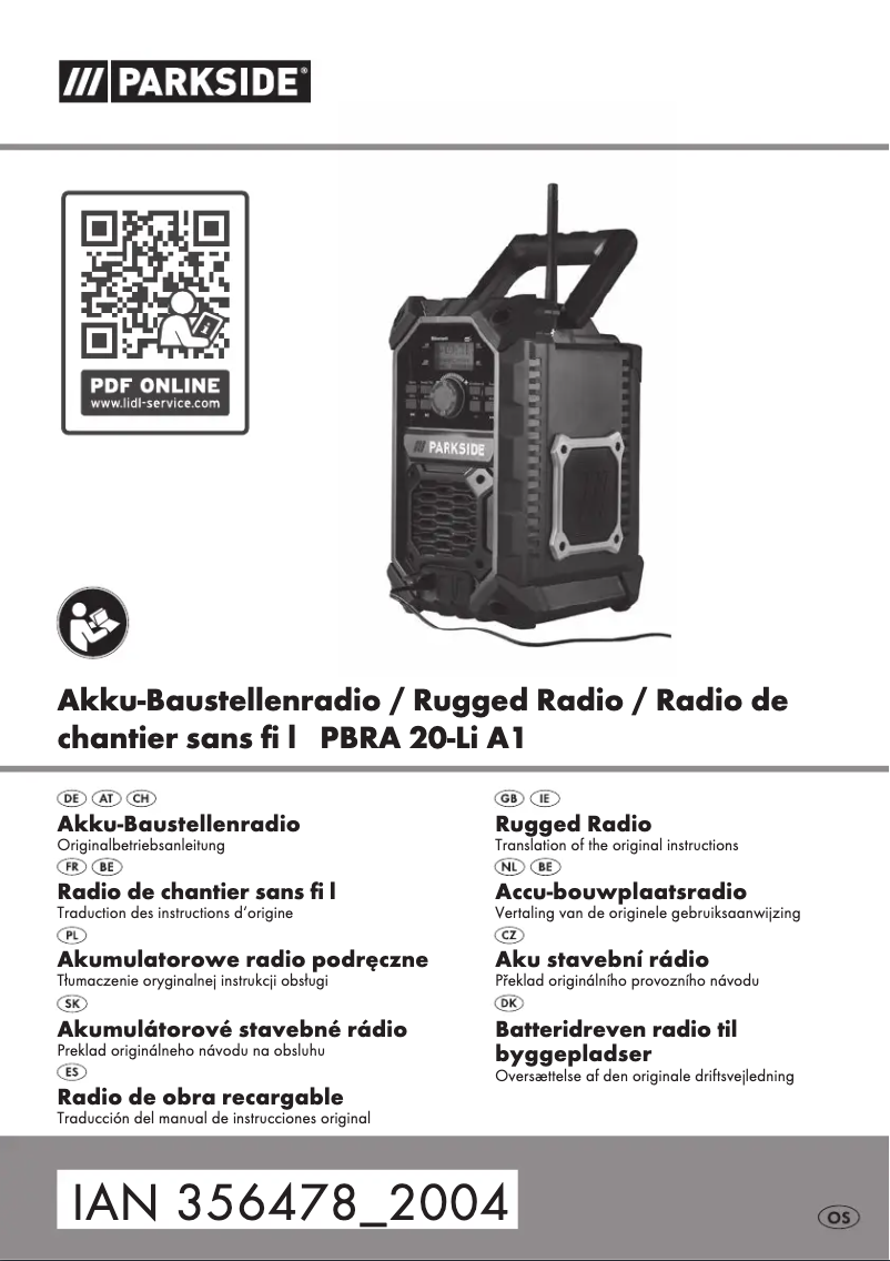 Image de la première page du manuel de l'appareil PAT 12 B2