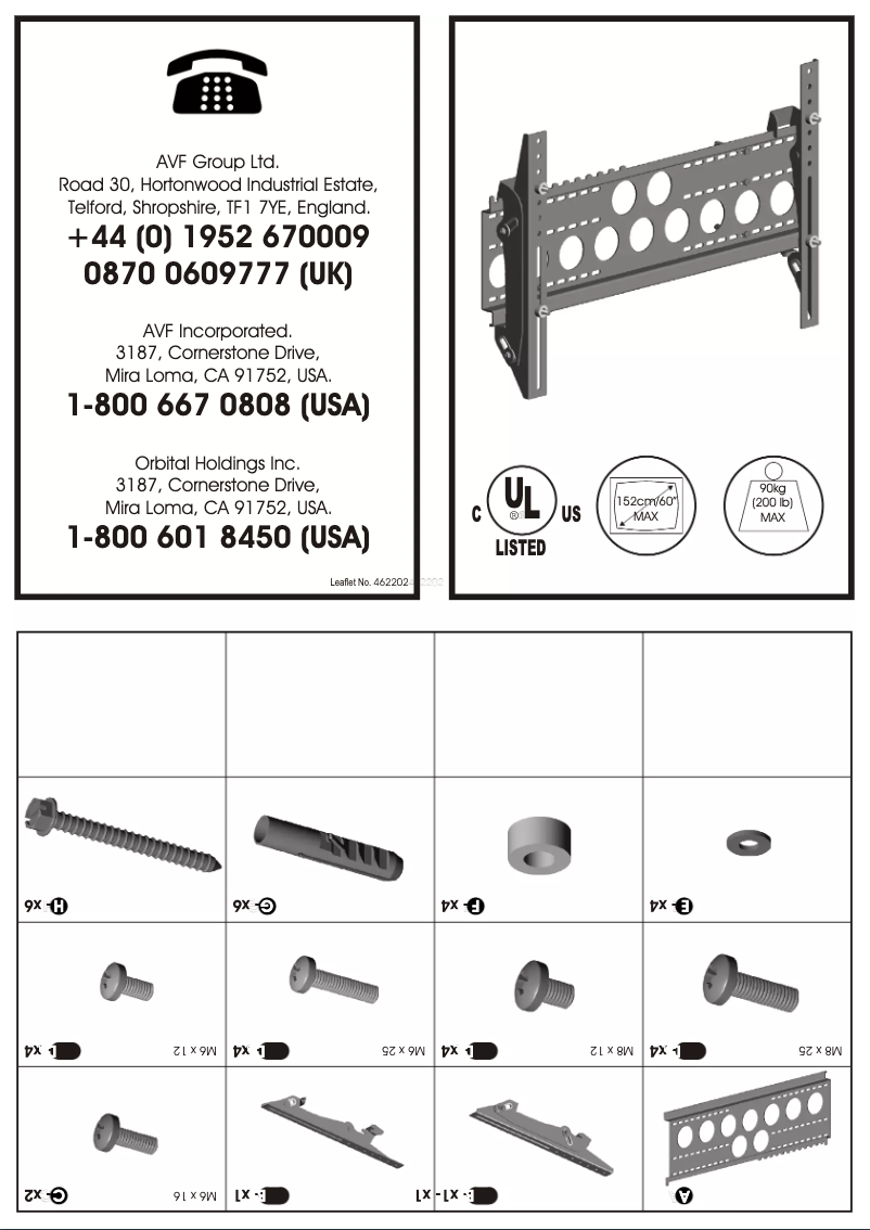 Page n°1 - Manuel utilisateur AVF LT001