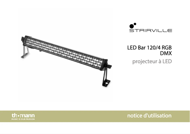 Page n°1 - Manuel utilisateur Stairville LED IP Bar 120/4 RGB DMX