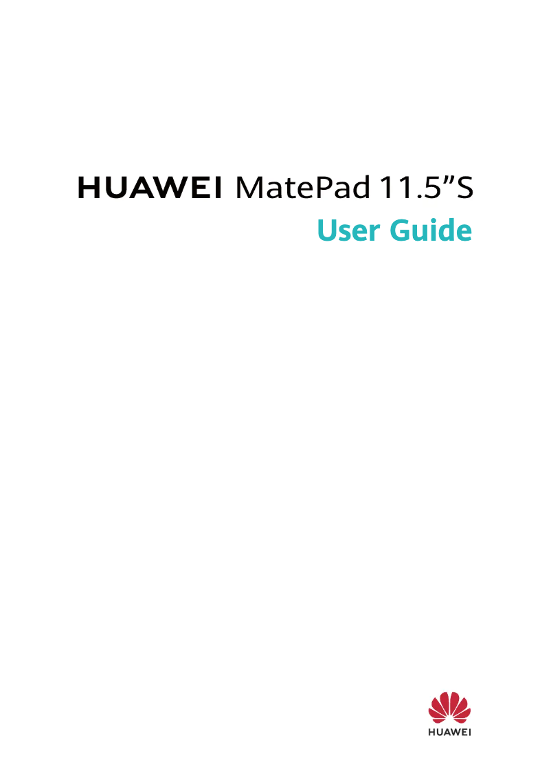 Página 1 del manual Manual de usuario Huawei MatePad 11.5