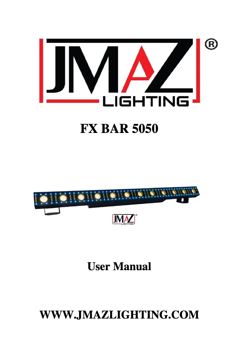Image de la première page du manuel de l'appareil FX BAR 5050