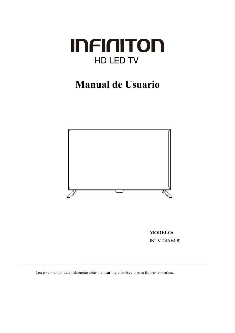 Page n°1 - Manuel utilisateur Infiniton INTV-24AF490