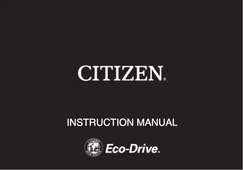 Página 1 del manual Manual de usuario Citizen CAL H486