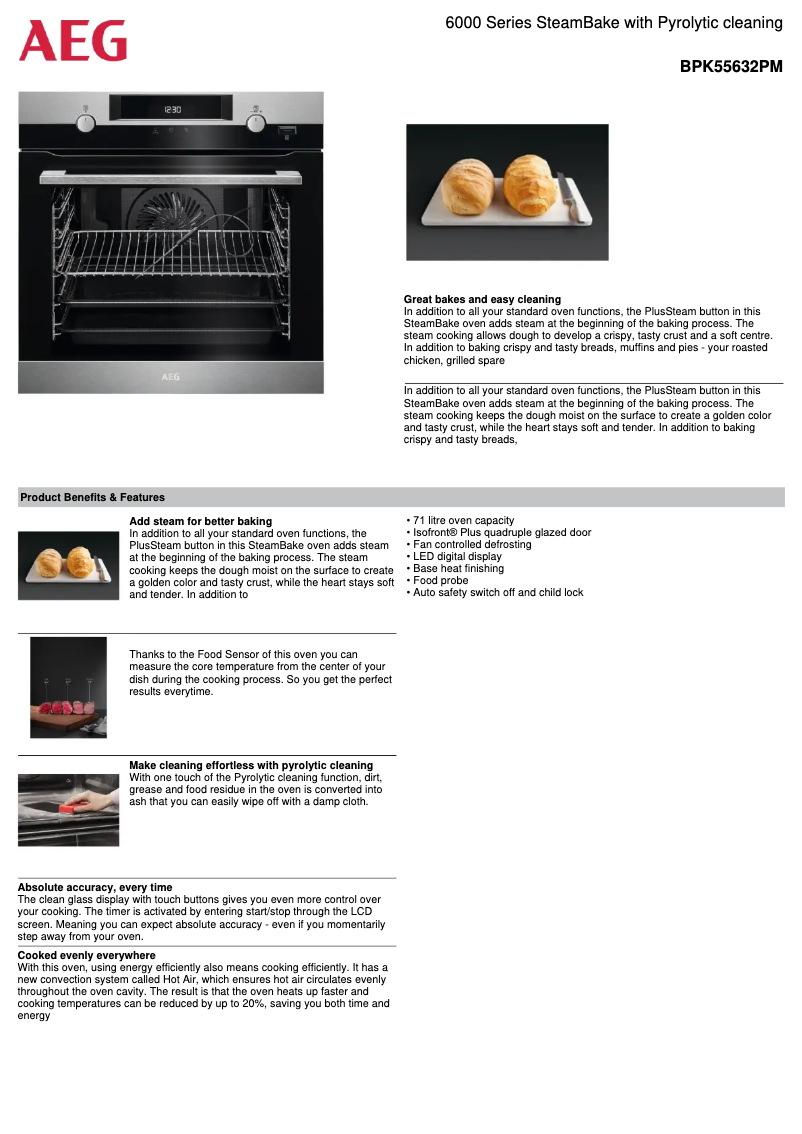 Image de la première page du manuel de l'appareil BPK55632PM