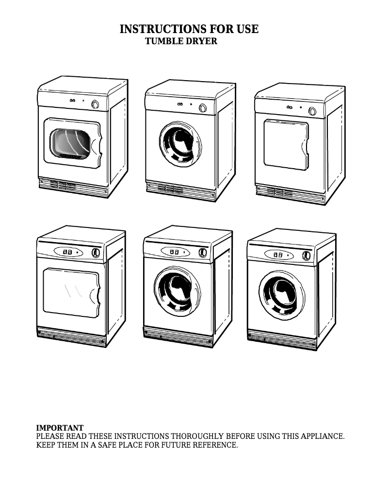 Image de la première page du manuel de l'appareil 83AW