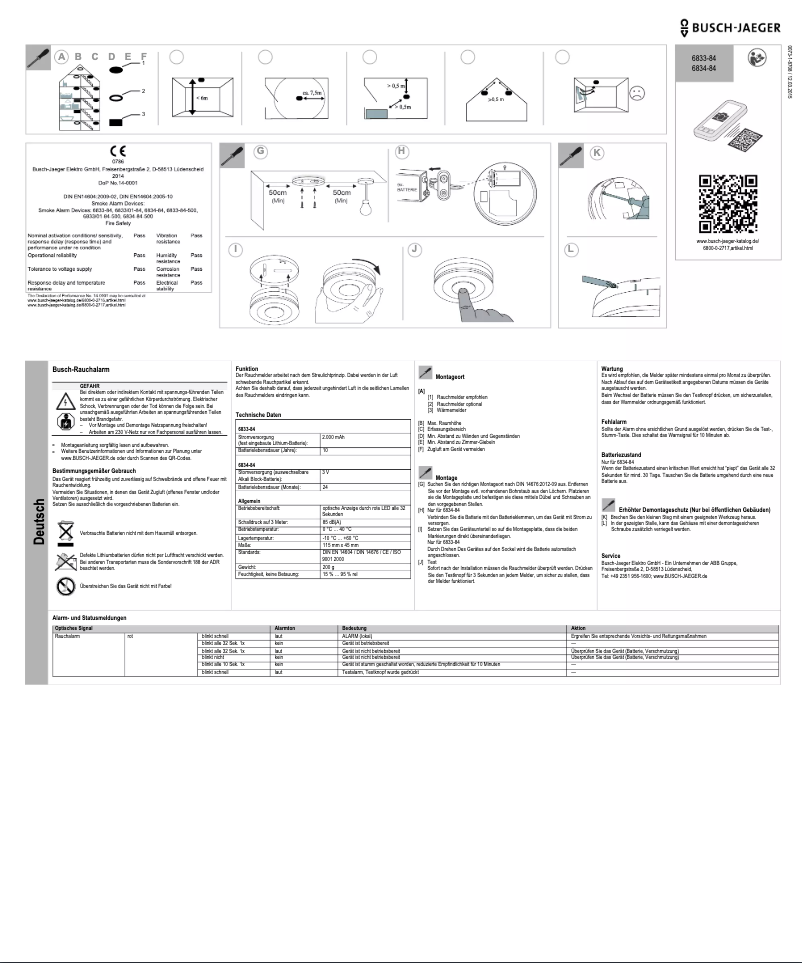 Image de la première page du manuel de l'appareil 6834-84