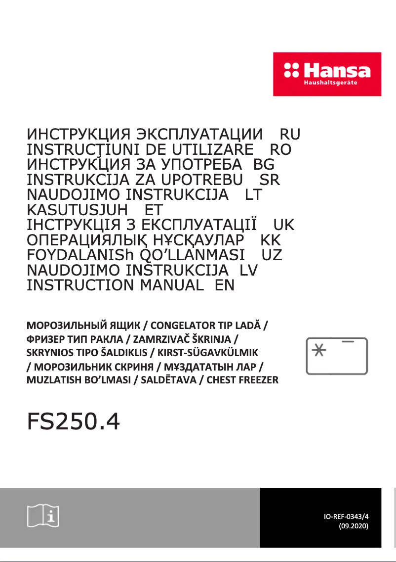Image de la première page du manuel de l'appareil FS250.4
