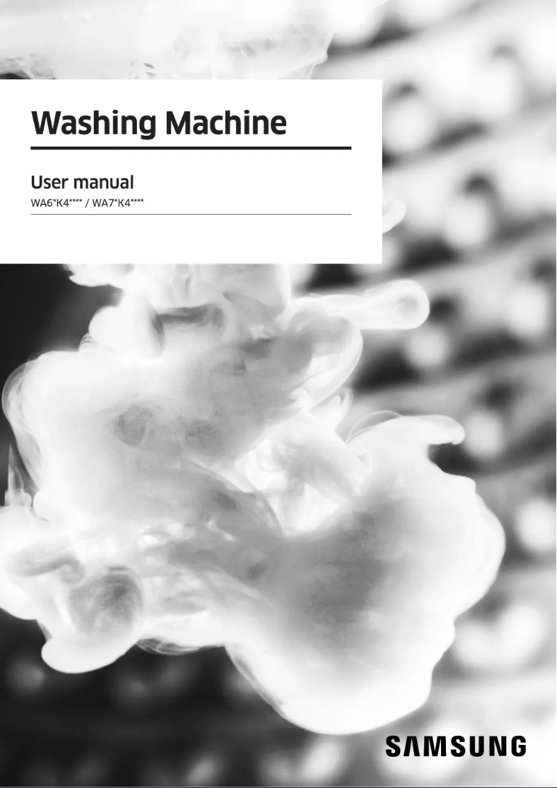 Image de la première page du manuel de l'appareil WA65K4000HD