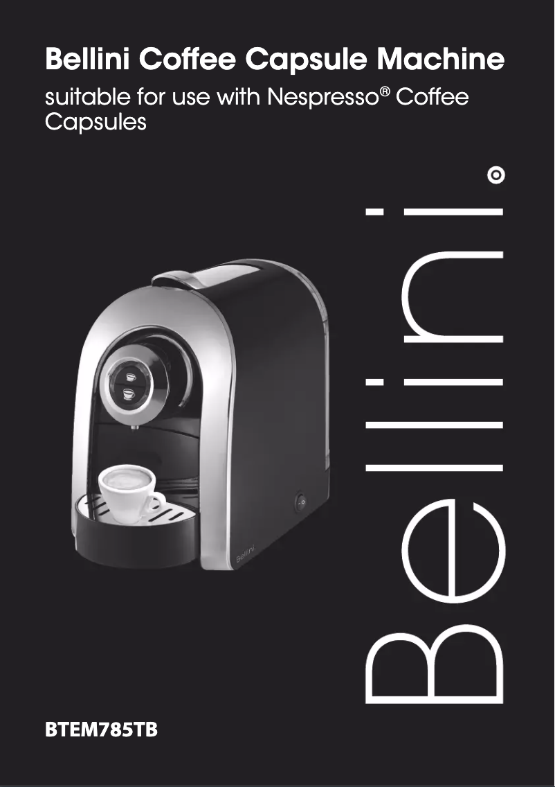 Image de la première page du manuel de l'appareil BTEM785TB