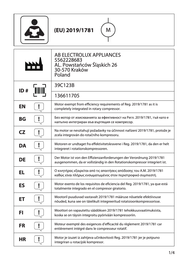 Page n°1 - Manuel utilisateur AEG Lavatherm T8DE88595D