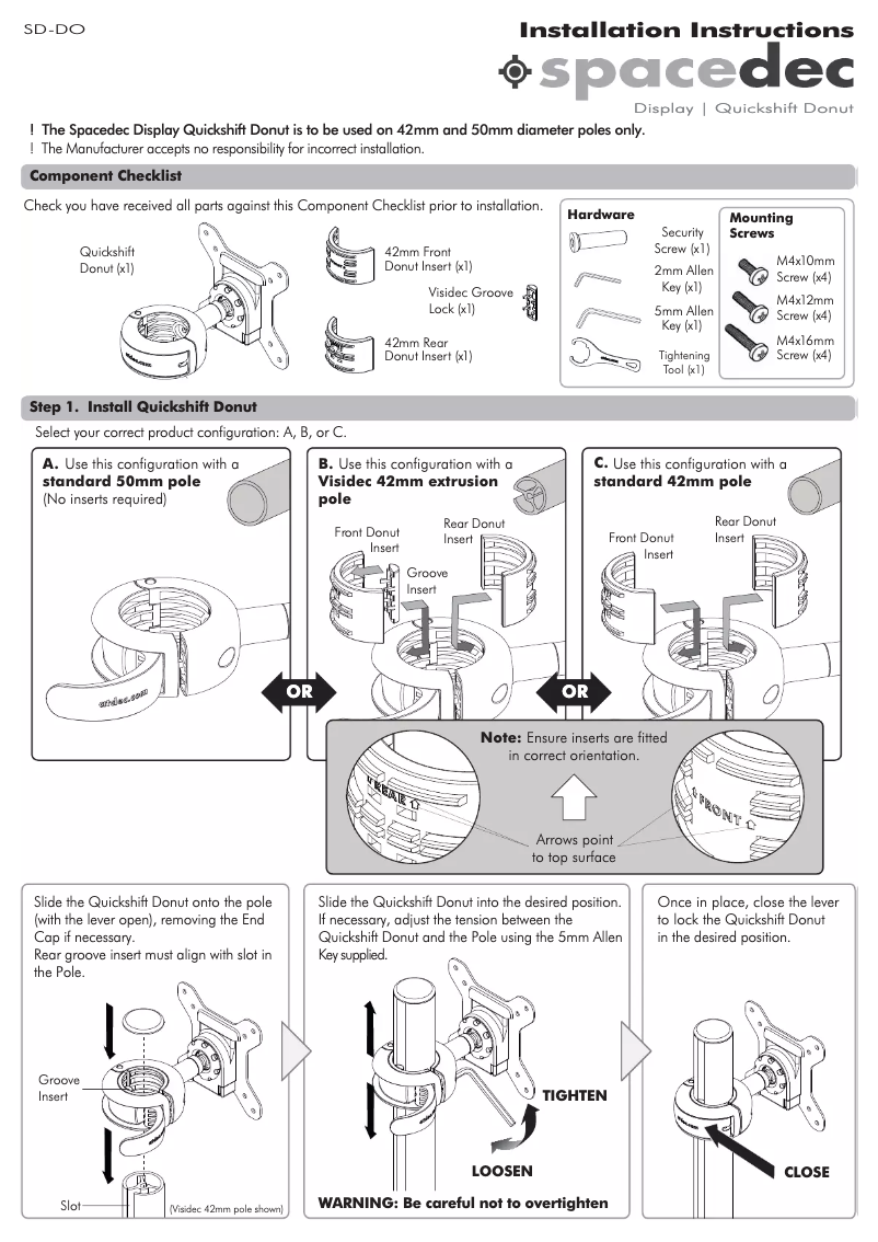 Image de la première page du manuel de l'appareil SD-DO