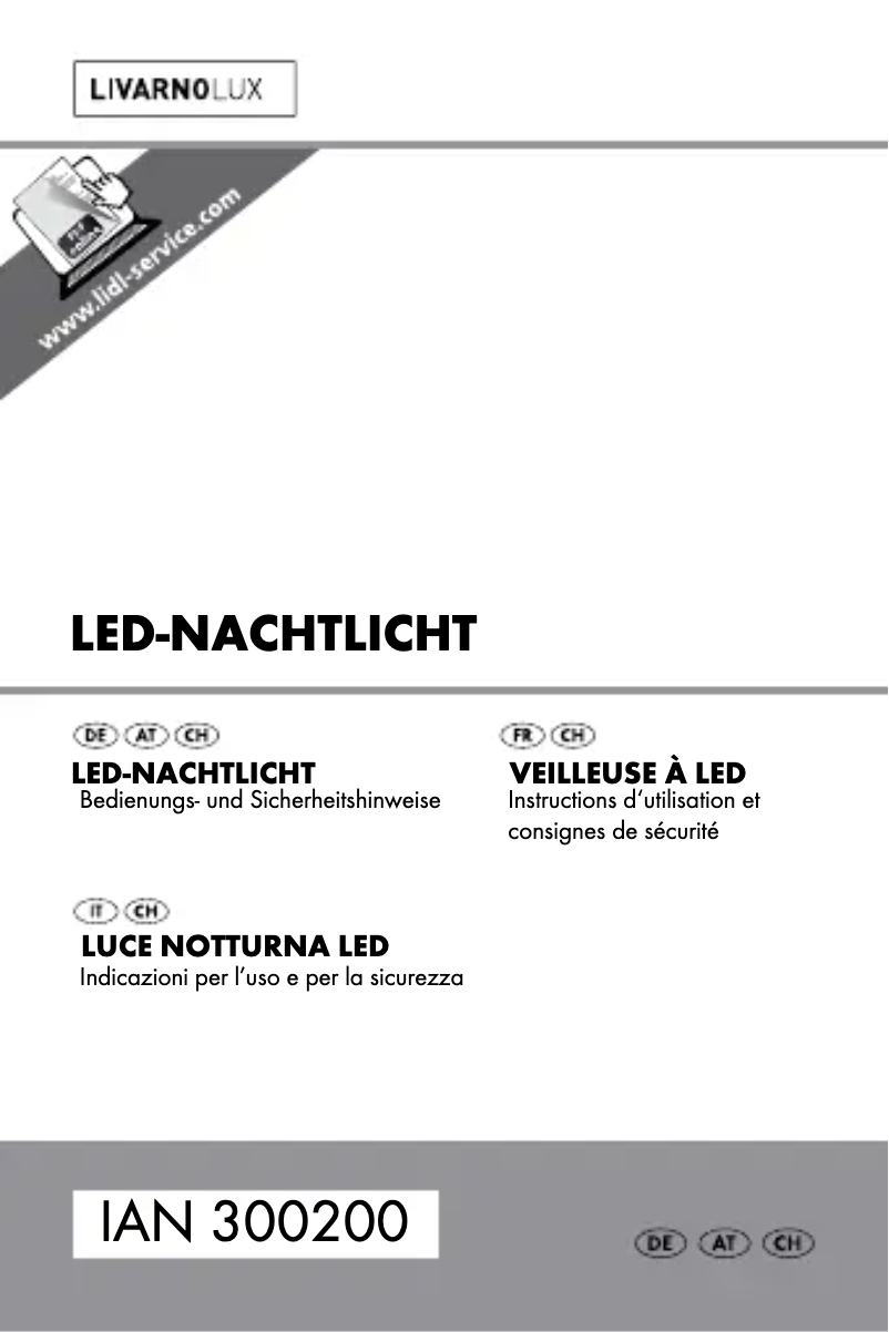 Page n°1 - Manuel utilisateur Livarno Lux HG03874