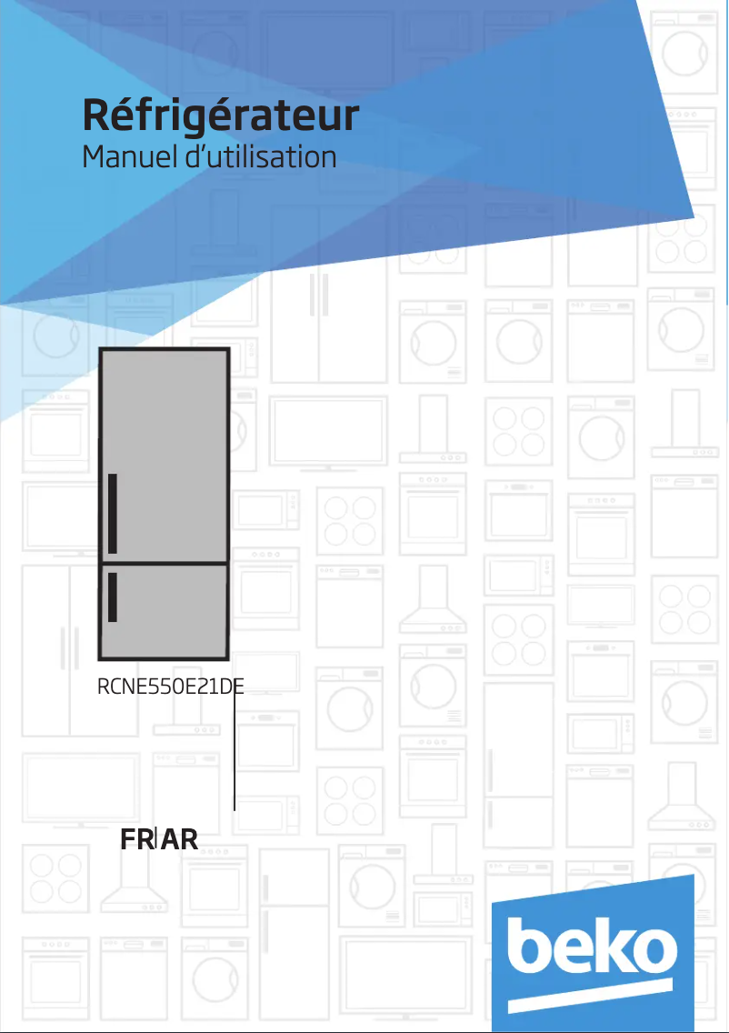 Image de la première page du manuel de l'appareil RCNE550E21DE