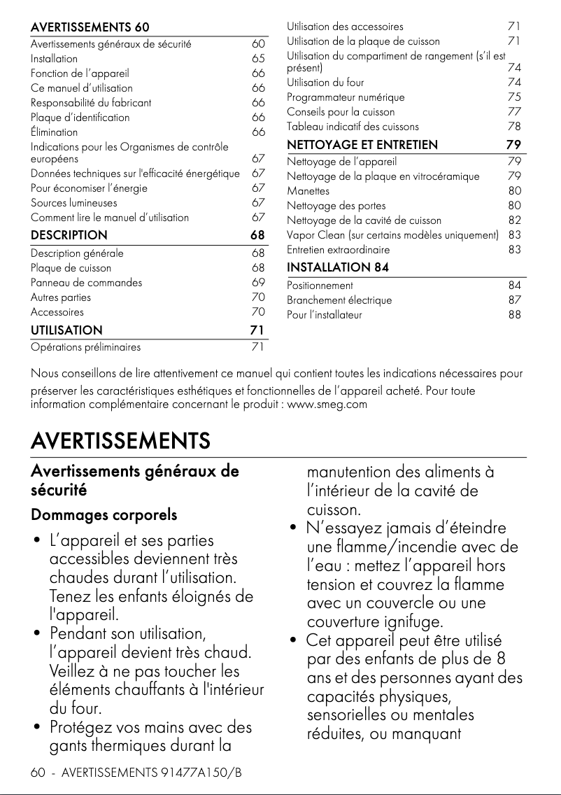 Image de la première page du manuel de l'appareil TR90IBL2