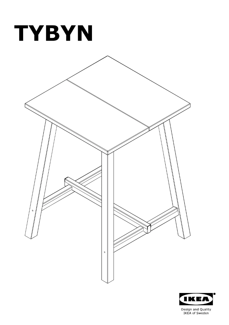 Image de la première page du manuel de l'appareil TYBYN