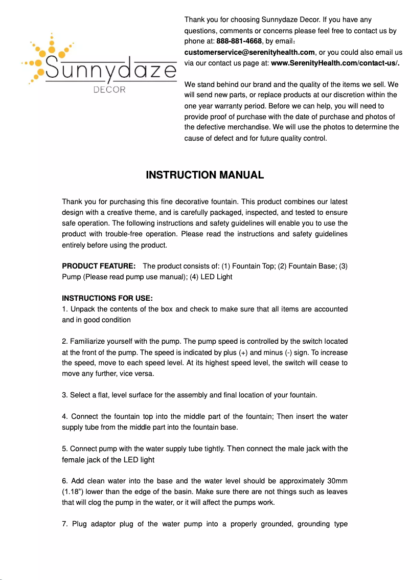 Image de la première page du manuel de l'appareil WNC-511