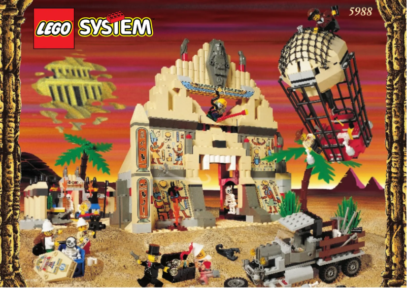 Page 1 de la notice Manuel utilisateur Lego The Temple of Anubis