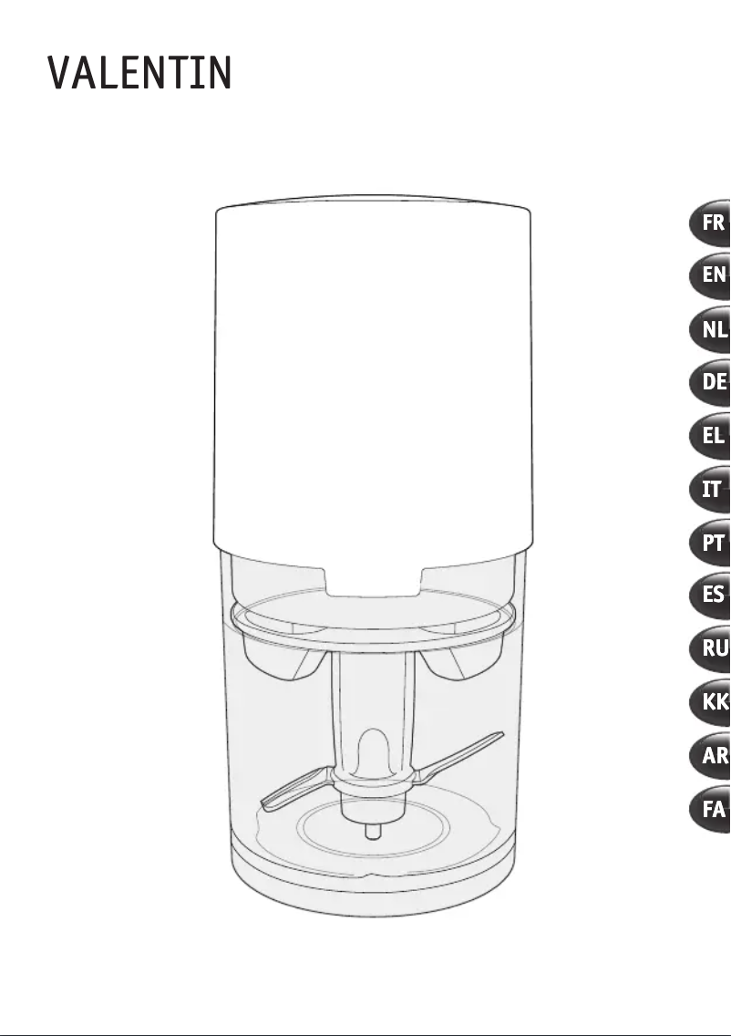 Page 1 de la notice Manuel utilisateur Moulinex Valentin