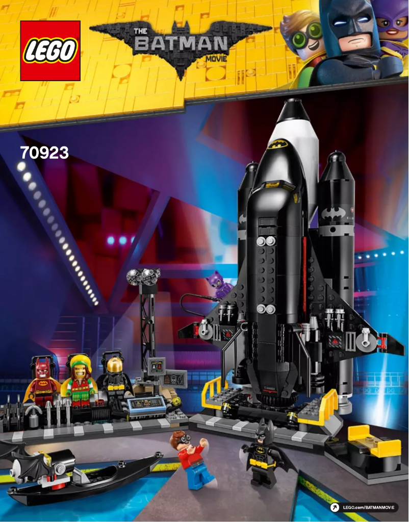 Page 1 de la notice Manuel utilisateur Lego Batman Movie 70923