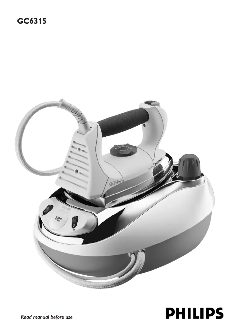 Image de la première page du manuel de l'appareil GC6315