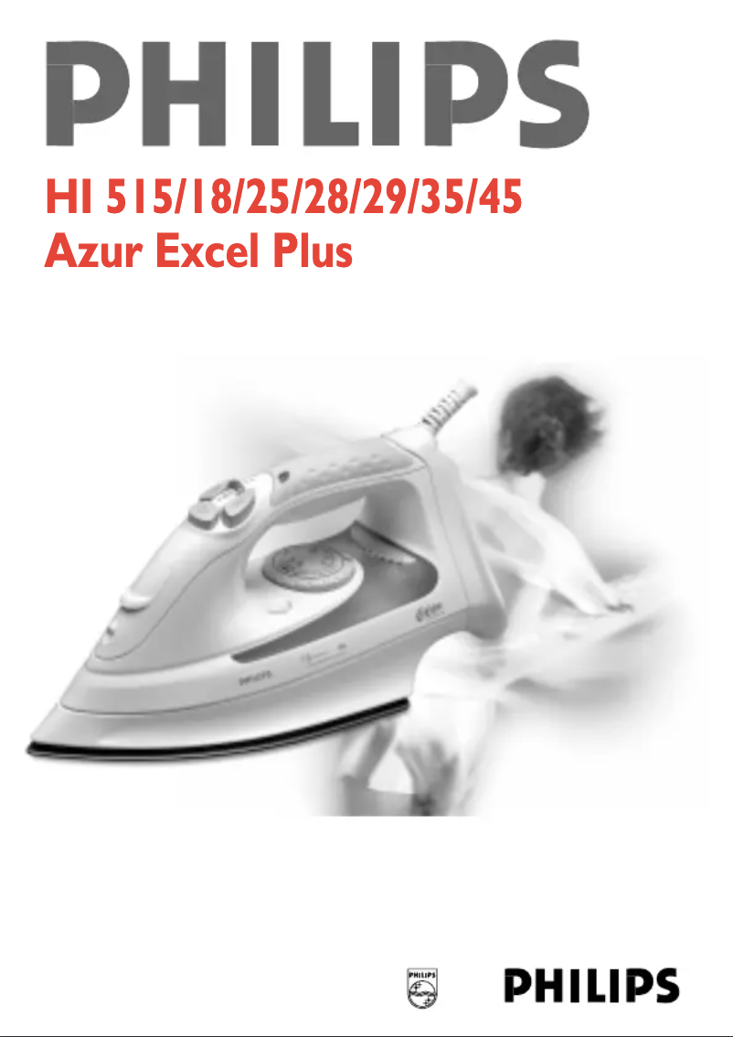 First page image of the manual for Azur Excel Plus HI535