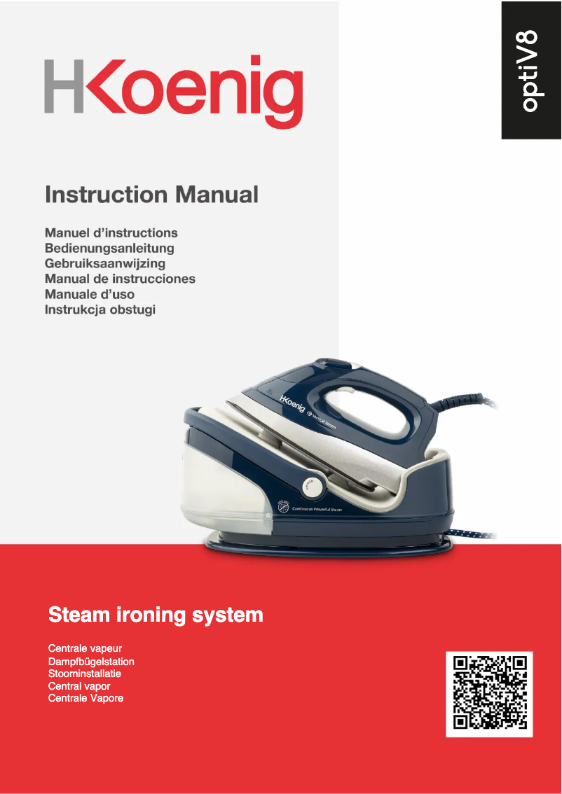 Image de la première page du manuel de l'appareil OptiV8