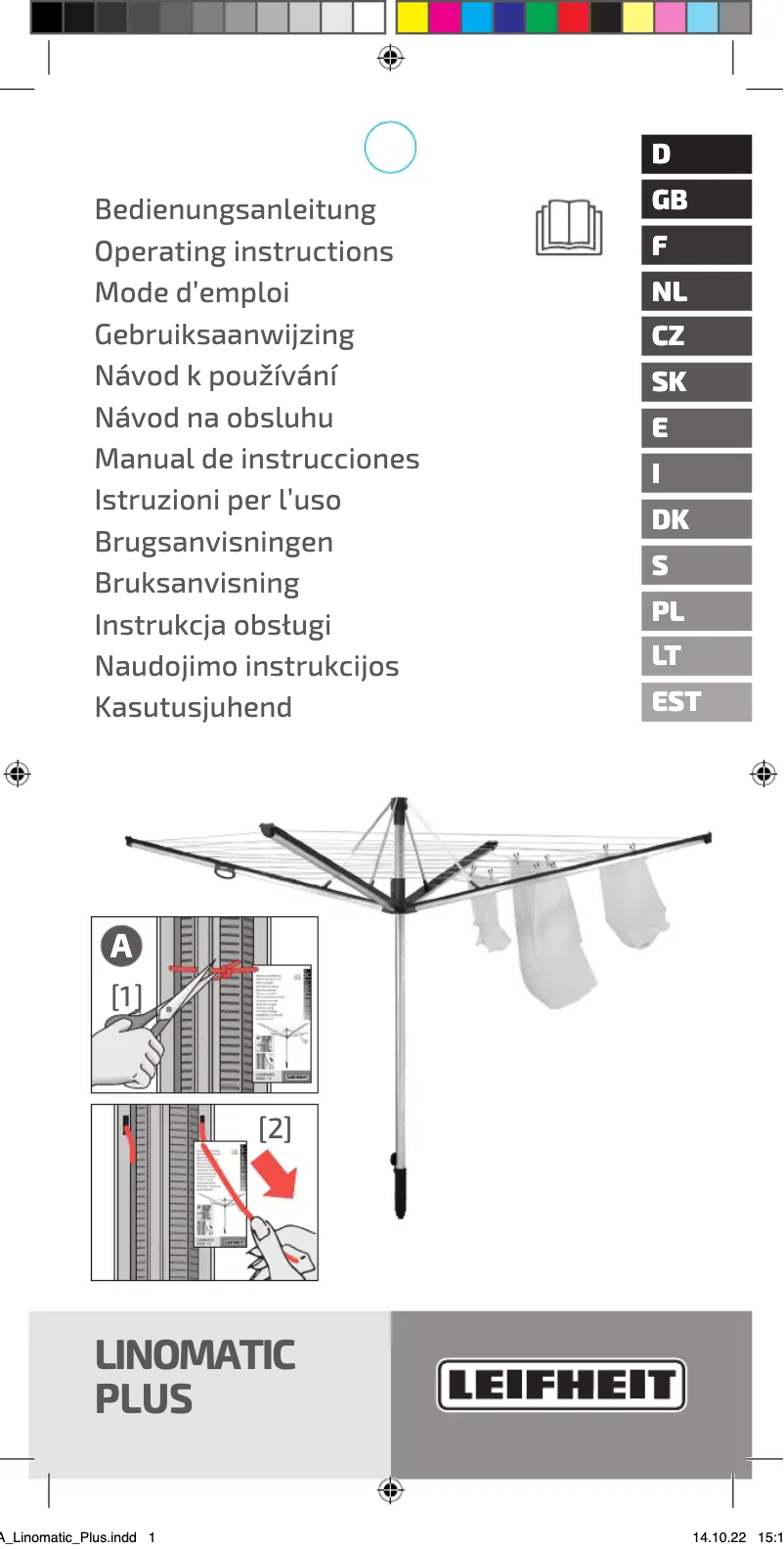 Image de la première page du manuel de l'appareil Linomatic Plus 600