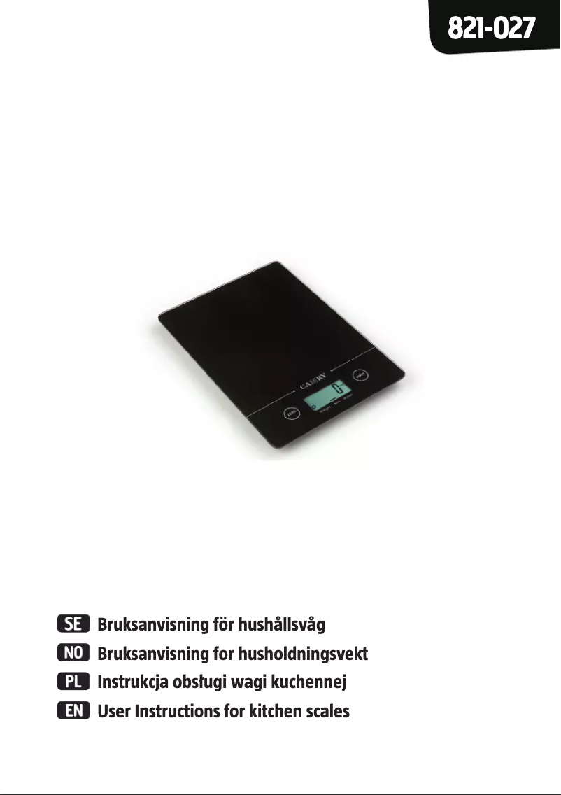 Image de la première page du manuel de l'appareil 821-027