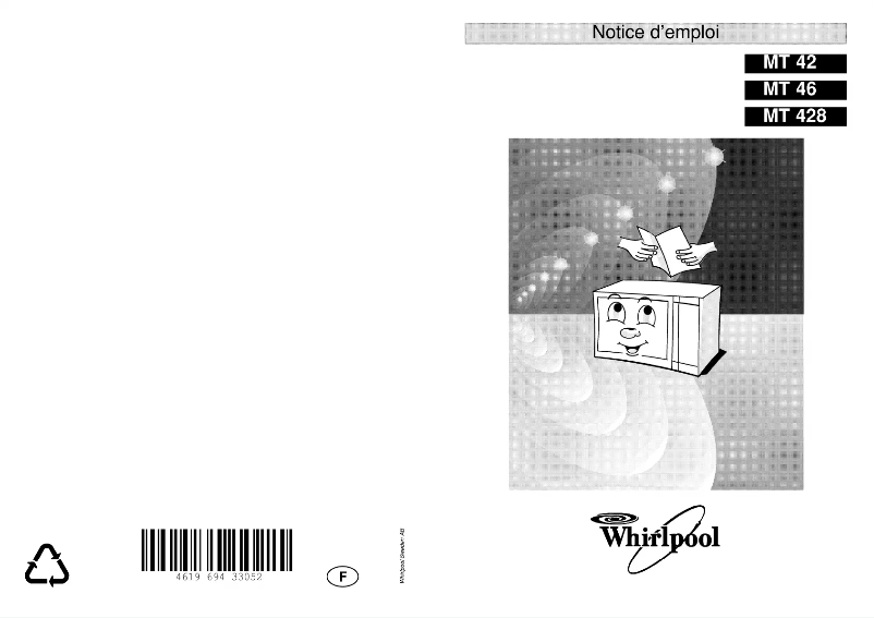 Page n°1 - Manuel utilisateur Whirlpool MT 428