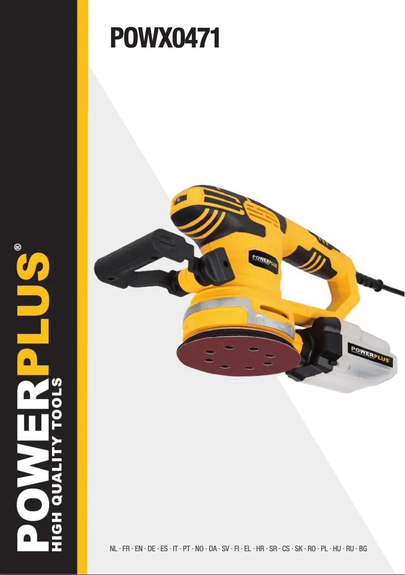 Page n°1 - Manuel utilisateur PowerPlus POWX0471