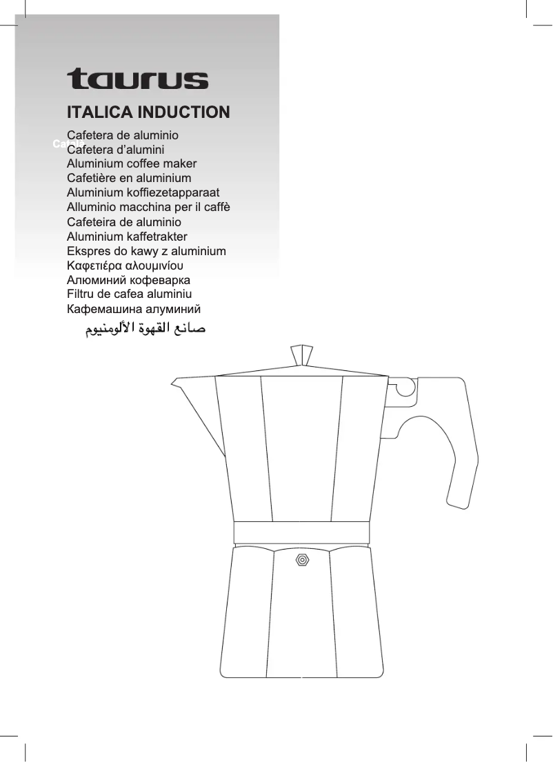 Image de la première page du manuel de l'appareil Italica Induction 6