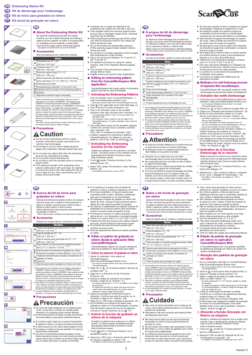 Page n°1 - Manuel utilisateur Brother CM650W