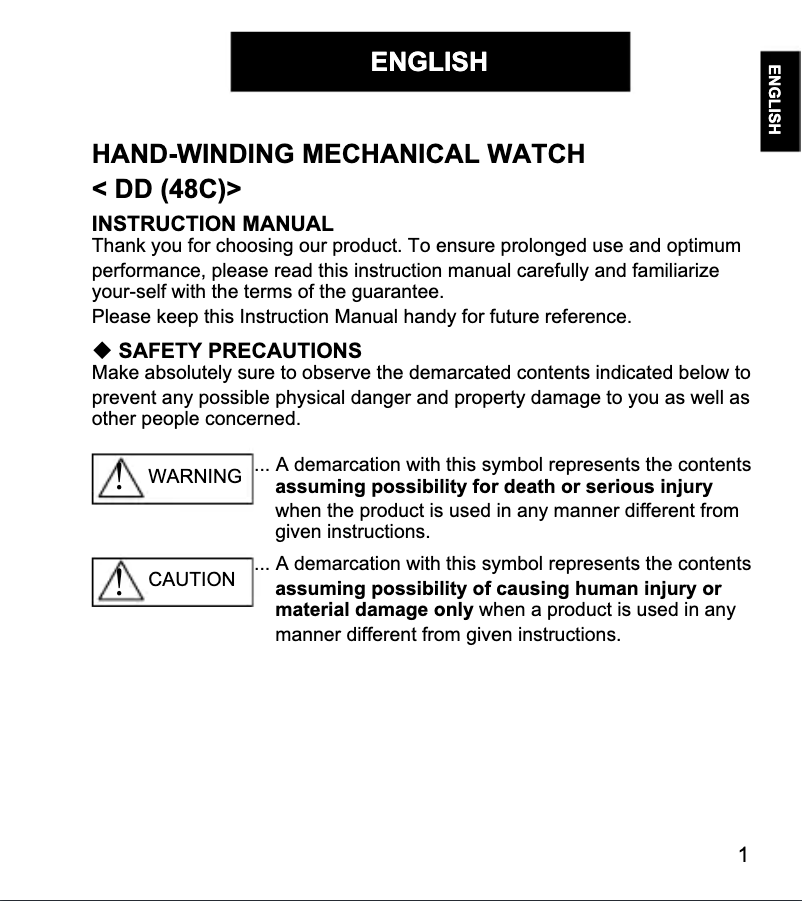 Image de la première page du manuel de l'appareil Classic DD03002B