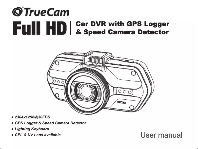 Image de la première page du manuel de l'appareil A7