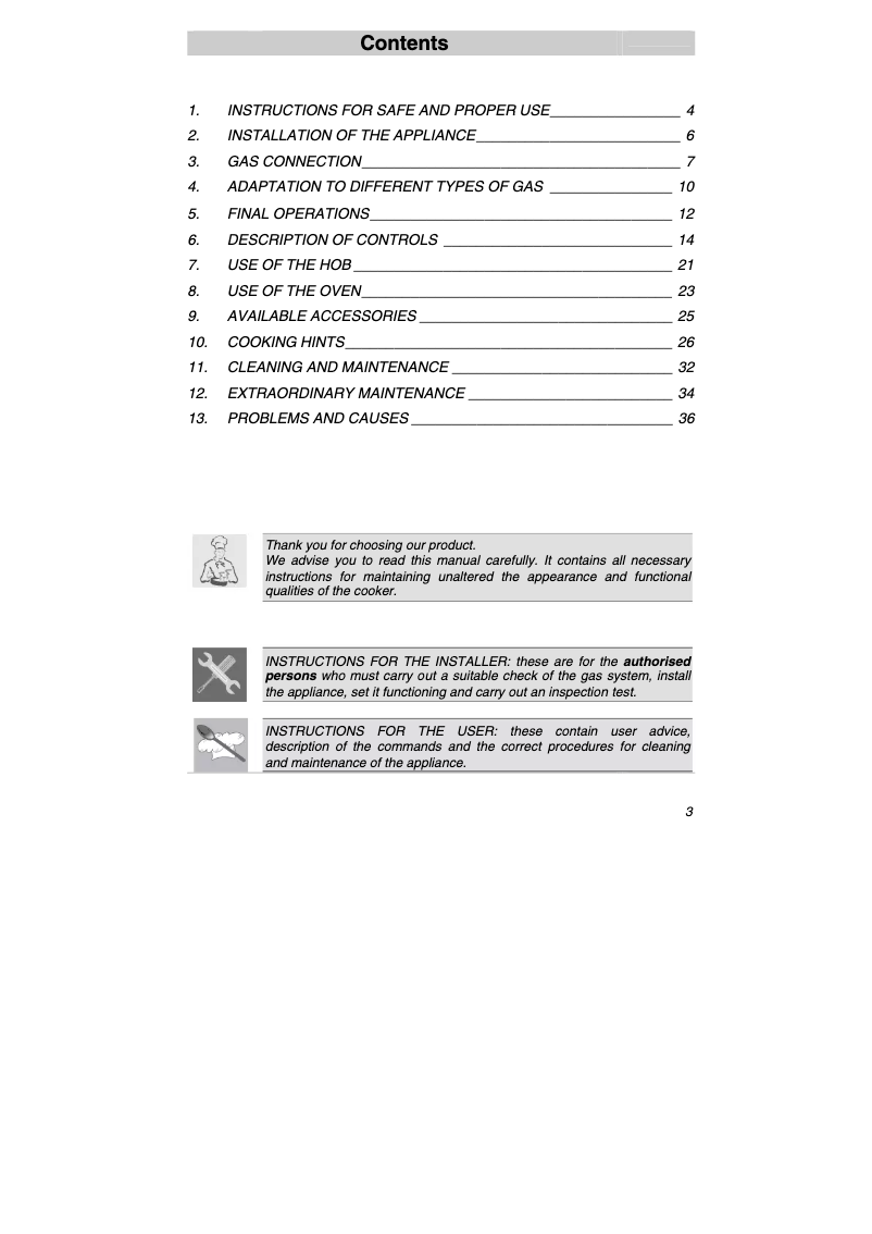 Page 1 de la notice Manuel utilisateur Smeg SA9065XS