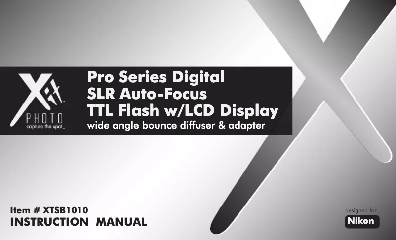 Page n°1 - Manuel utilisateur Xit XTSB1010