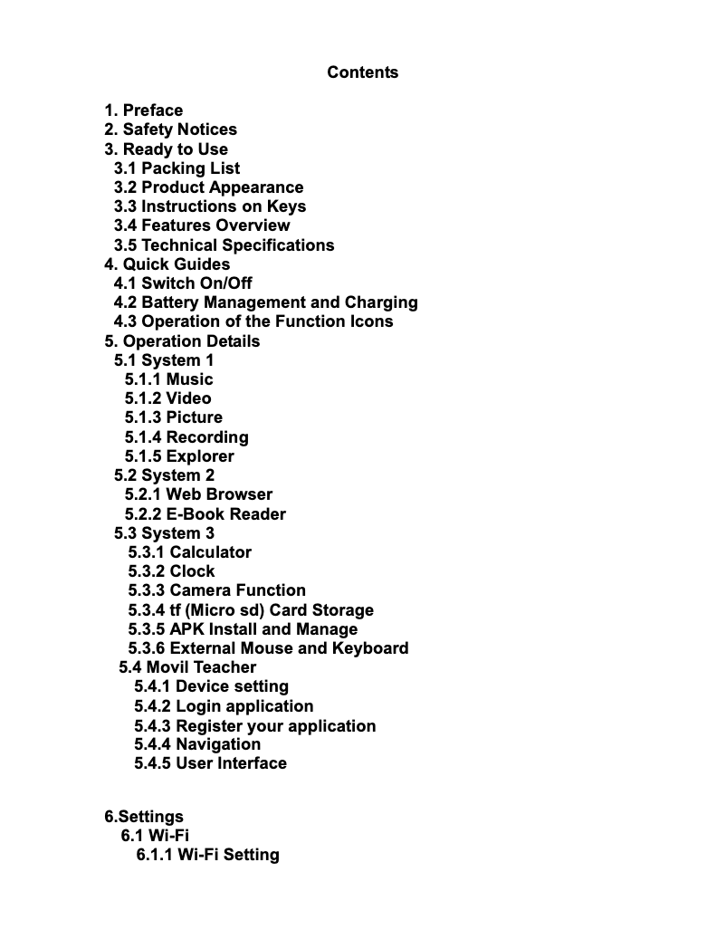 Page 1 de la notice Manuel utilisateur Titan MID 7023