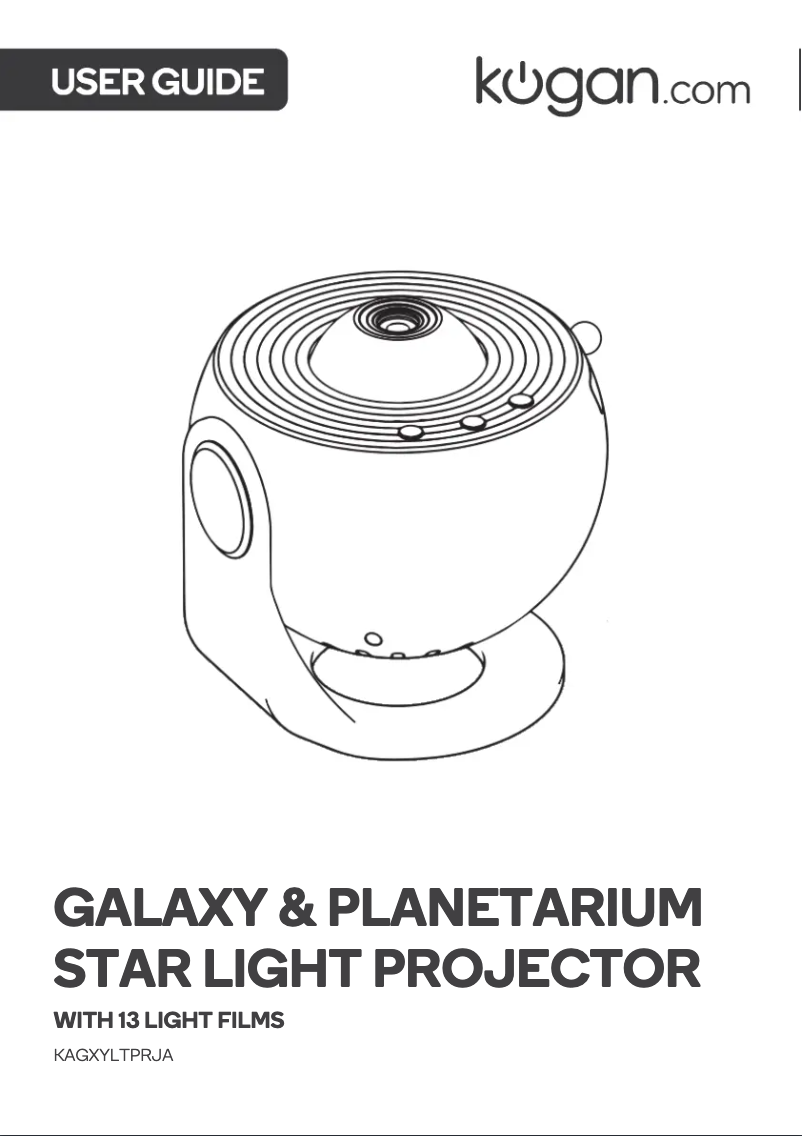 Image de la première page du manuel de l'appareil KAGXYLTPRJA