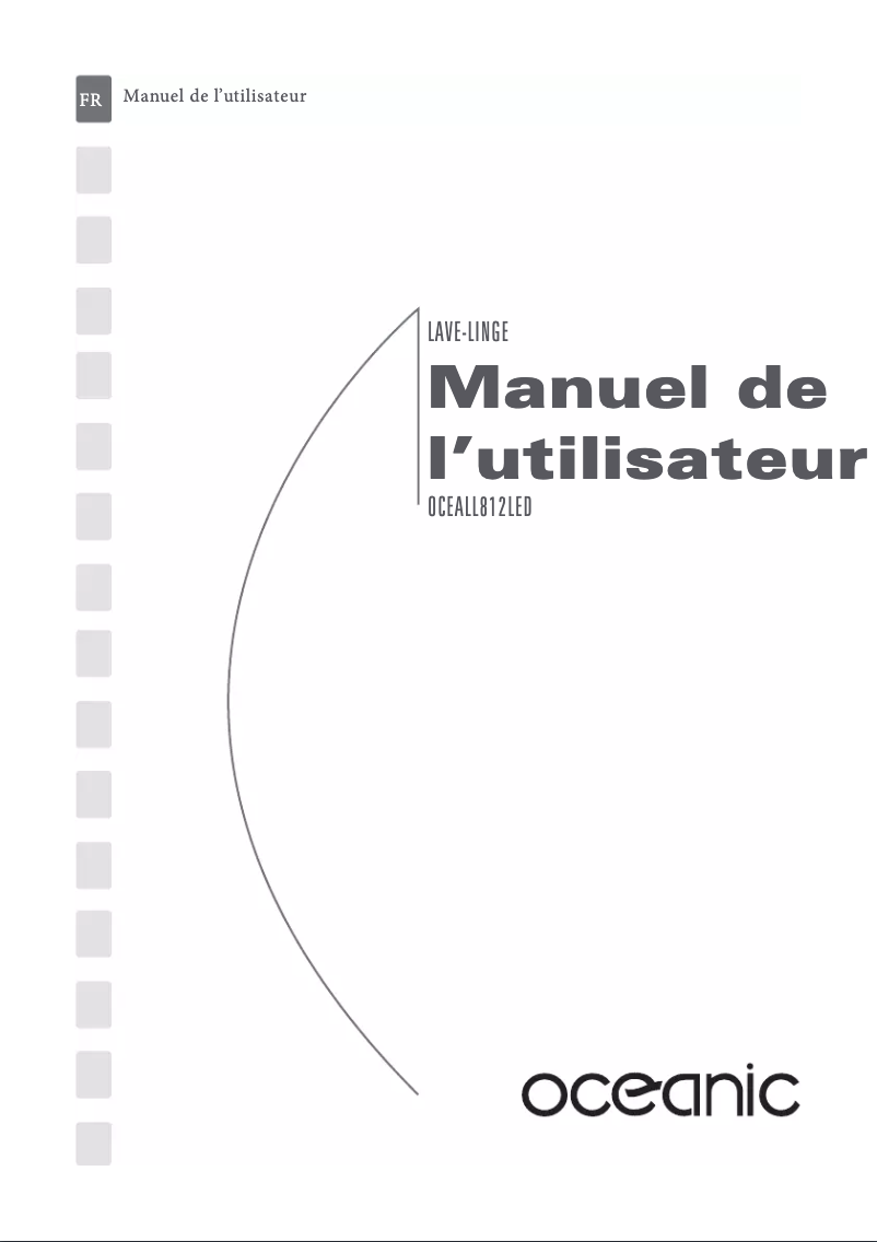 Page 1 de la notice Manuel utilisateur Oceanic OCEALL812LED