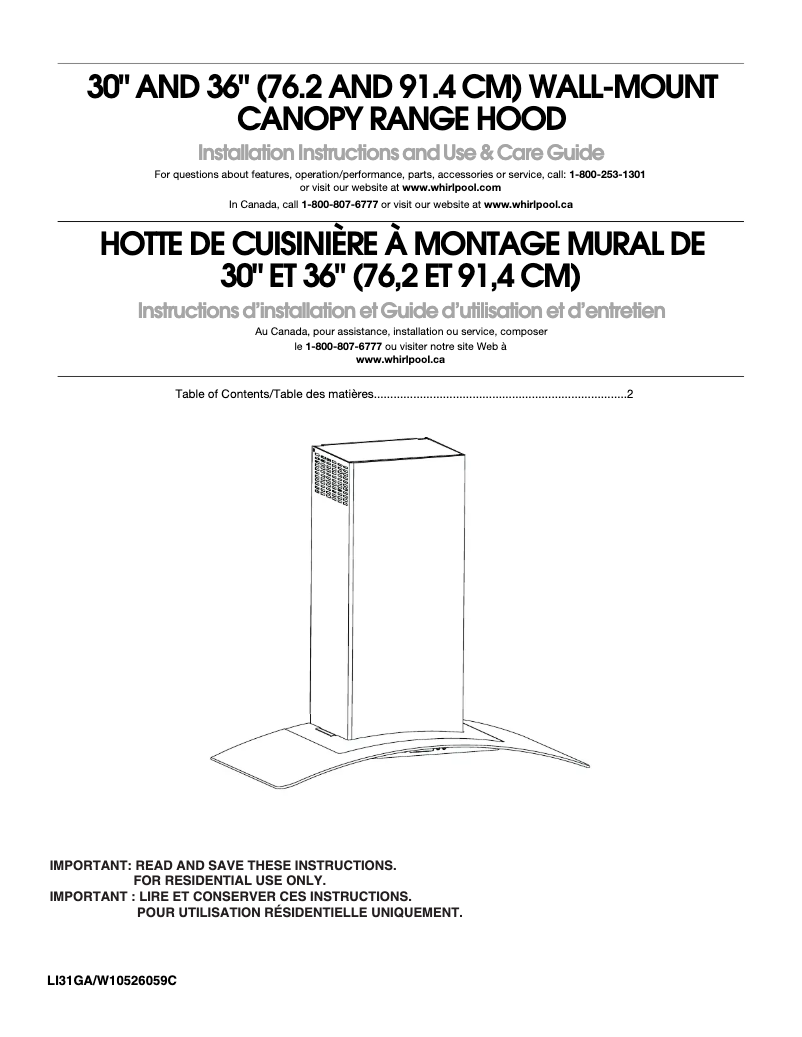 Page n°1 - Manuel utilisateur Maytag UXW6530BSS