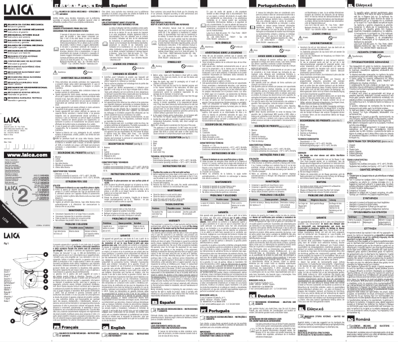 Page 1 de la notice Manuel utilisateur Laica K711