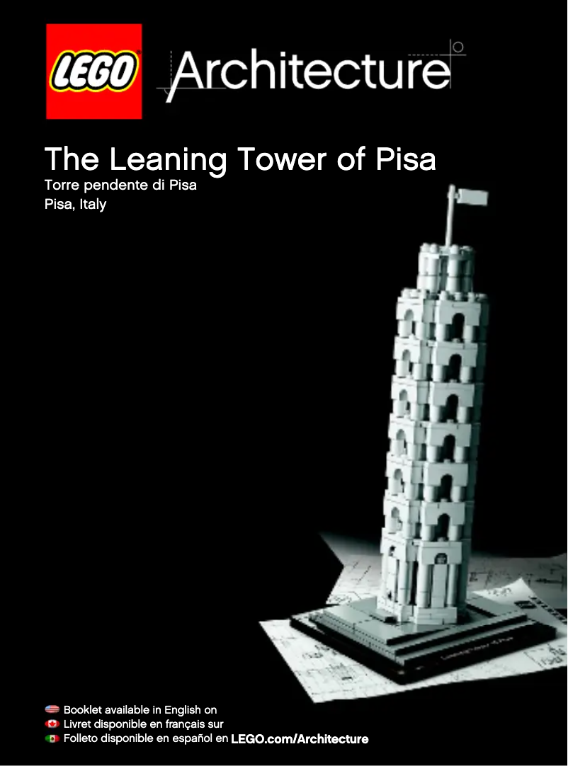 Page n°1 - Manuel utilisateur Lego Architecture 21015