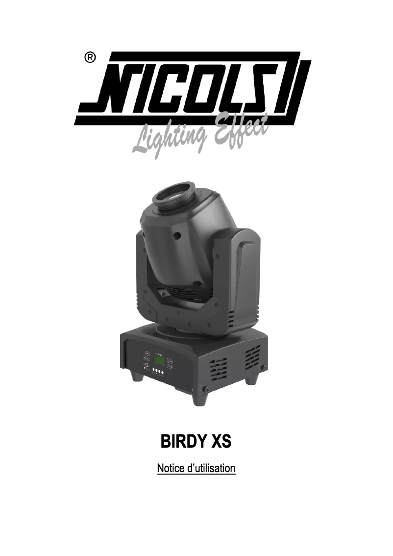 Page 1 de la notice Manuel utilisateur Karma BIRDY XS2
