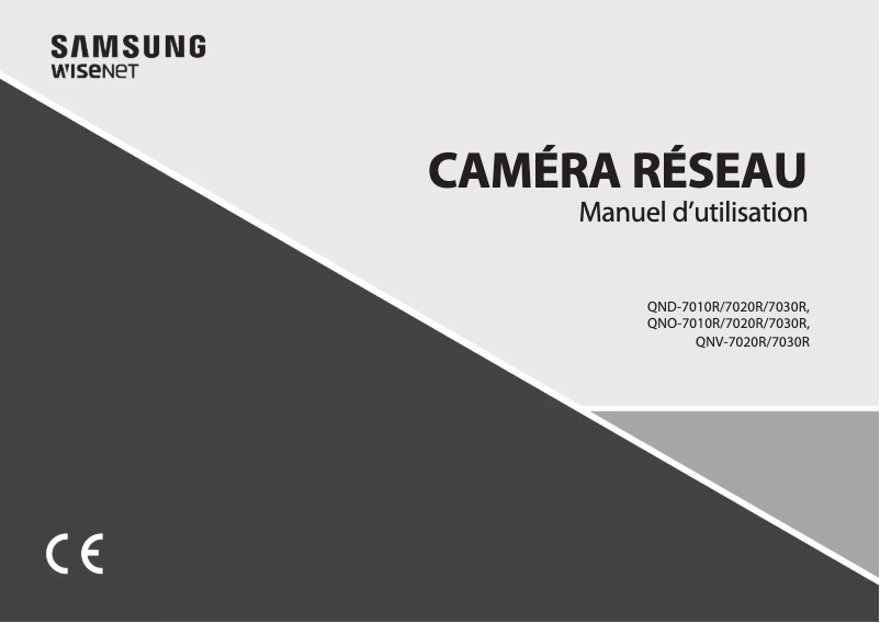 Page n°1 - Manuel utilisateur Wisenet QNV-7010R